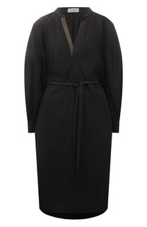 Хлопковое платье Brunello Cucinelli
