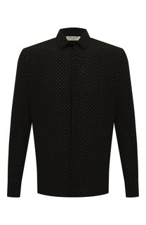 Шелковая рубашка Saint Laurent