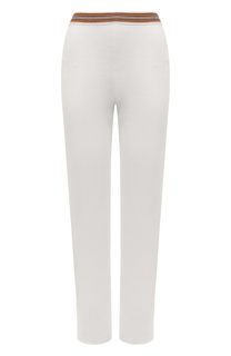 Брюки из шелка и хлопка Loro Piana