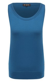 Топ из смеси шелка и хлопка Loro Piana