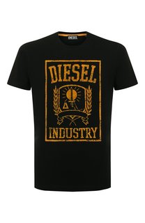 Хлопковая футболка Diesel