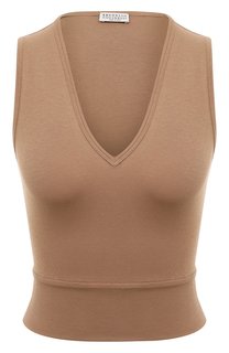 Хлопковый топ Brunello Cucinelli