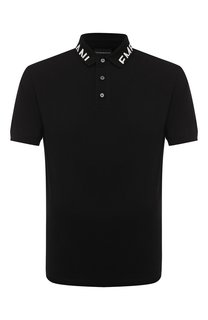 Хлопковое поло Emporio Armani