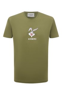 Хлопковая футболка Iceberg