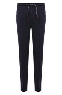 Брюки из хлопка и льна Brunello Cucinelli