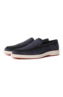 Кожаные лоферы Santoni