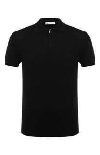 Поло из хлопка и шелка Il Borgo Cashmere