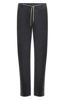Брюки изо льна и шерсти Canali