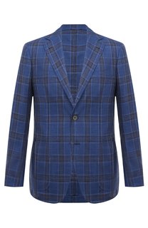 Пиджак из шерсти и шелка Sartorio