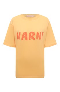 Хлопковая футболка Marni