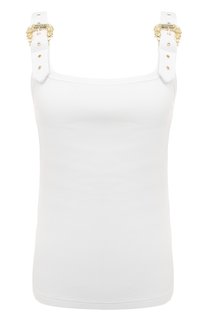 Хлопковая майка Versace Jeans Couture