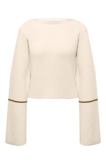 Свитер из хлопка и шерсти Helmut Lang