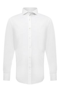 Хлопковая сорочка Brunello Cucinelli