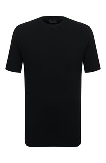 Футболка из вискозы и кашемира Giorgio Armani