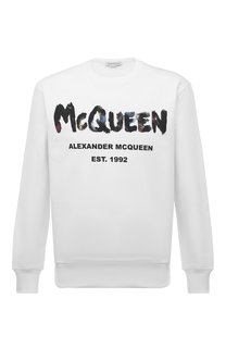 Хлопковый свитшот Alexander McQueen