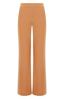 Брюки изо льна и вискозы Alberta Ferretti