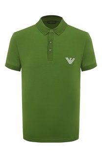 Хлопковое поло Emporio Armani