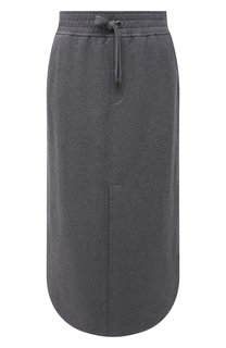 Хлопковая юбка Brunello Cucinelli