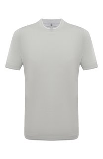 Хлопковая футболка Brunello Cucinelli