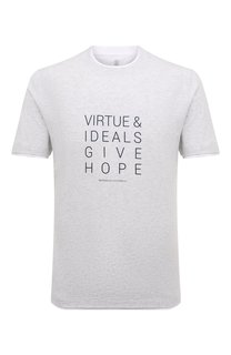 Хлопковая футболка Brunello Cucinelli