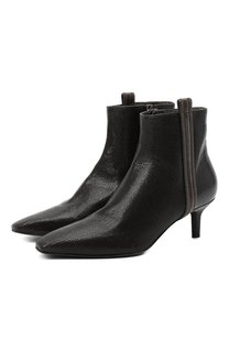 Кожаные ботильоны Brunello Cucinelli