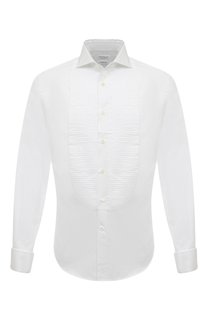 Хлопковая сорочка Brunello Cucinelli