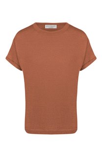 Топ из кашемира и шелка Brunello Cucinelli