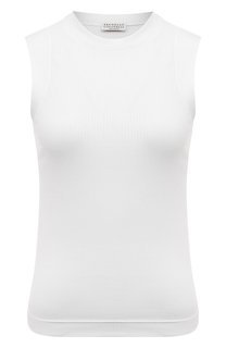 Хлопковый топ Brunello Cucinelli