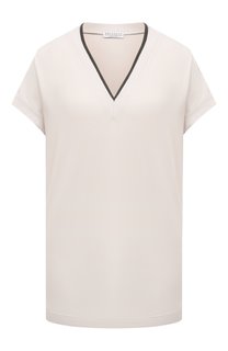 Хлопковая футболка Brunello Cucinelli