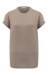 Хлопковая футболка Brunello Cucinelli