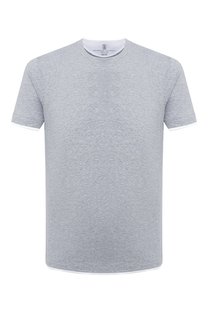 Хлопковая футболка Brunello Cucinelli