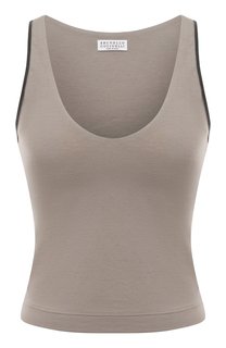 Хлопковая майка Brunello Cucinelli