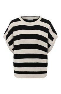 Хлопковый пуловер Brunello Cucinelli