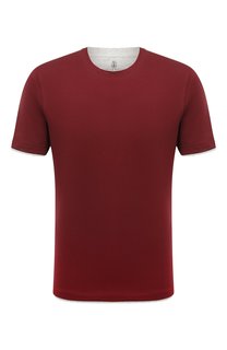 Хлопковая футболка Brunello Cucinelli