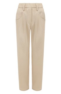 Хлопковые брюки Brunello Cucinelli