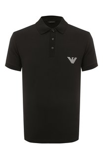 Хлопковое поло Emporio Armani