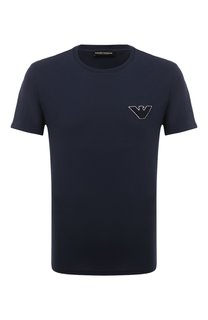 Хлопковая футболка Emporio Armani