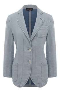 Хлопковый жакет Emporio Armani