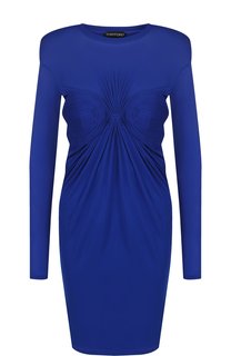 Однотонное платье-футляр с драпировкой Tom Ford