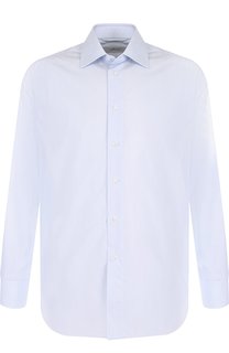 Хлопковая сорочка с воротником кент Brioni