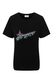 Хлопковая футболка Saint Laurent