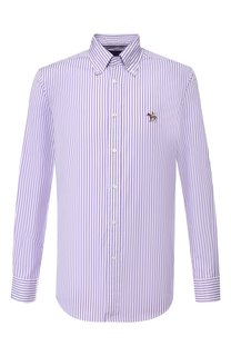 Хлопковая сорочка с воротником button down Ralph Lauren