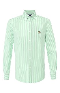 Хлопковая сорочка с воротником button down Ralph Lauren