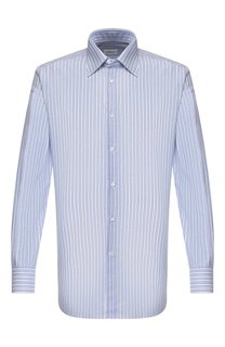 Сорочка из смеси хлопка и льна Brioni
