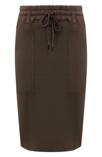 Юбка из смеси шелка и хлопка Tom Ford