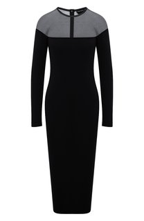 Платье-футляр из смеси кашемира и шелка Tom Ford