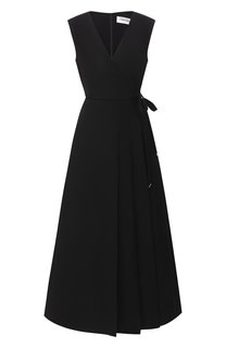 Платье из шерсти и шелка Valentino