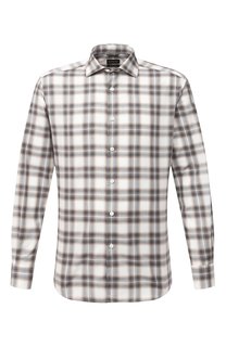 Хлопковая рубашка Ermenegildo Zegna