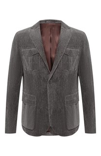 Хлопковый пиджак Giorgio Armani