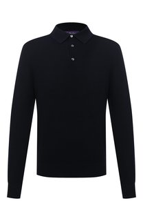 Поло из шелка и хлопка Ralph Lauren
